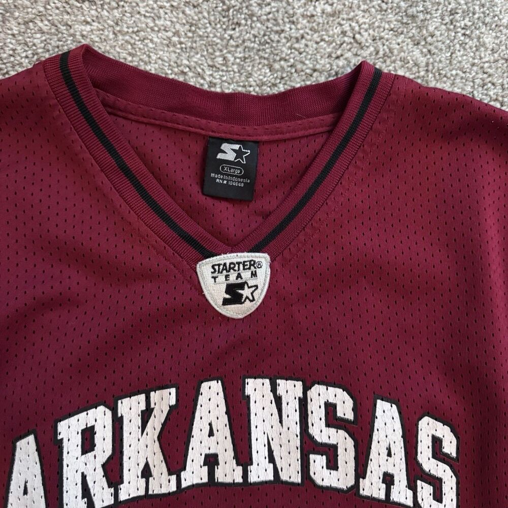Vintage Starter Arkansas Razorback Basketball Jersey XL
